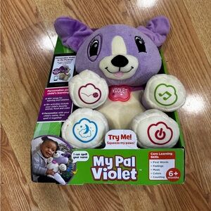 NEW IN BOX Leap Frog Violet talking (personalized) stuffed animal